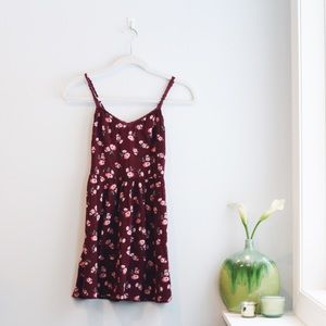 Abercrombie & Fitch Cherry Red Babydoll Sundress